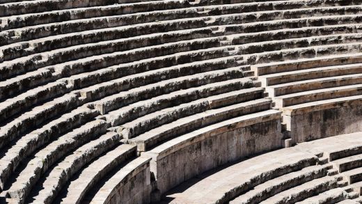 Roman theatre of Amman – gluten-free travel in Jordan