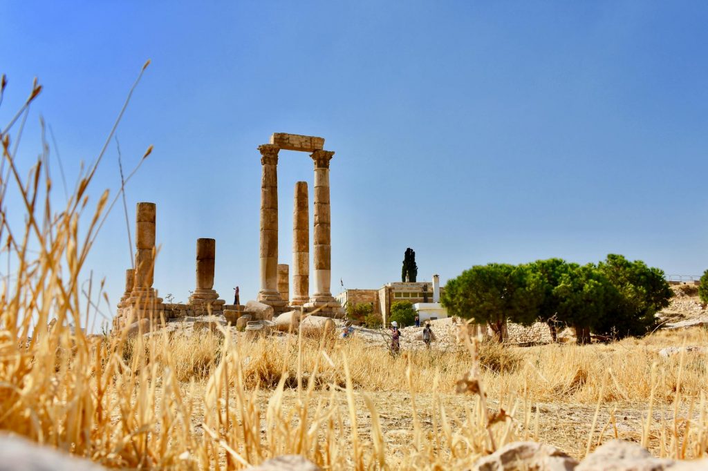 temple of hercules at the amman citadel jabal al qal a