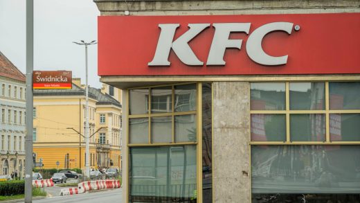 KFC sign on a building
