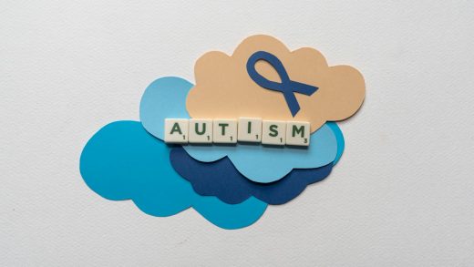 autism written on clouds